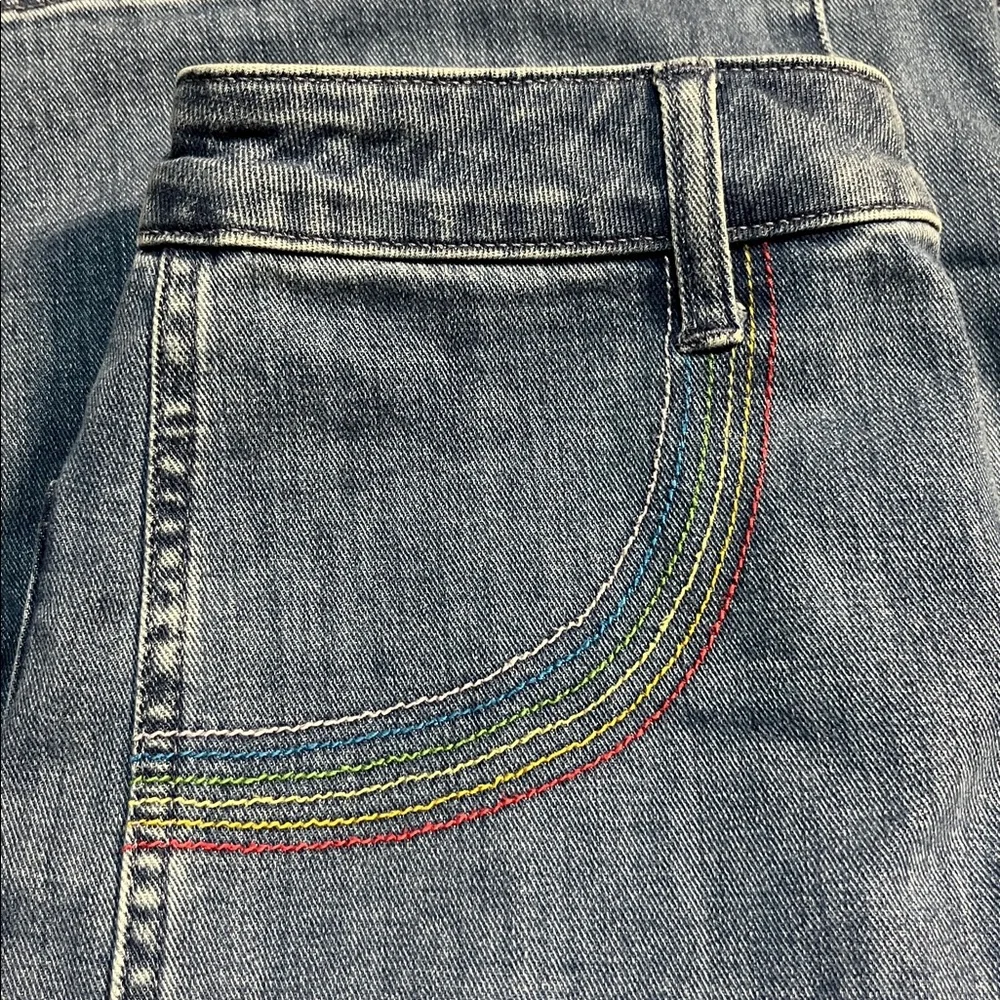 Madewell jeans with rainbow stitching | size 26 - Picture 4 of 4